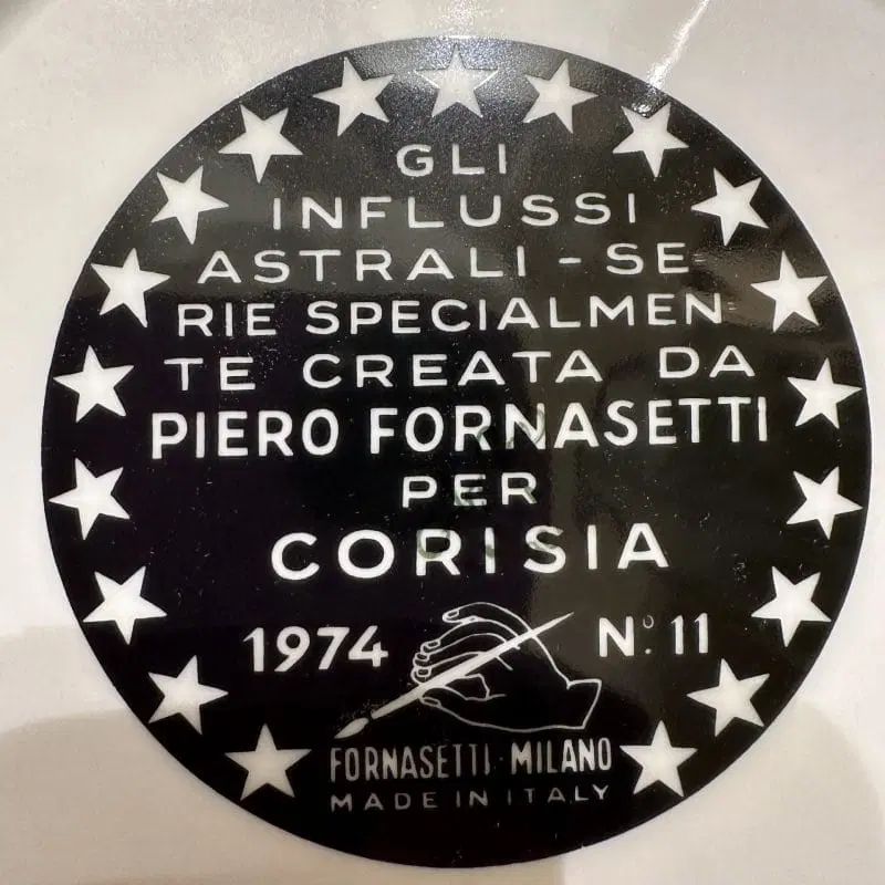 Fornasetti piero, piatto gli influssi astrali – Cancro - immagine 5